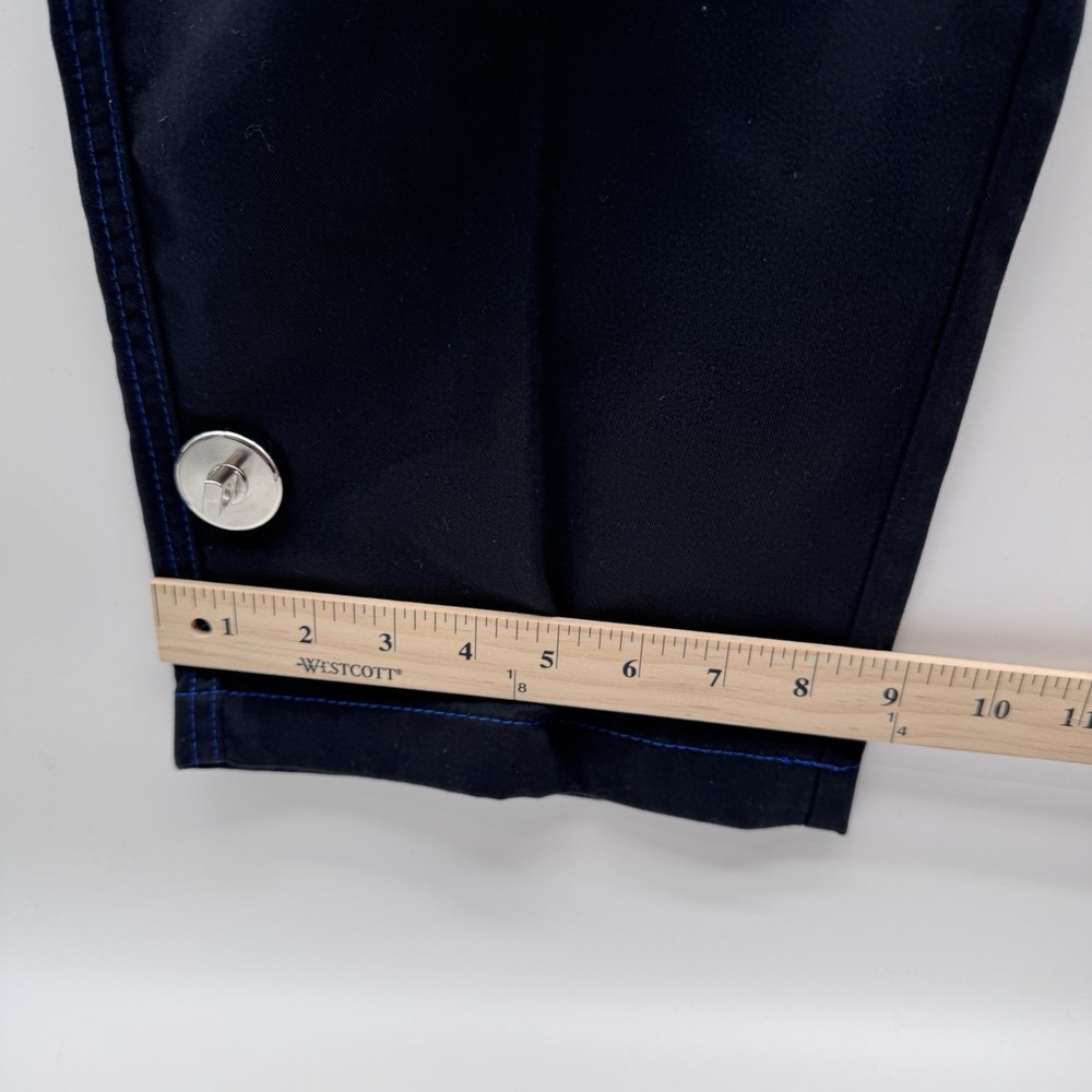 True Religion Men Cargo Pants Jet Black/Pacific Blue Size 34 - Picture 5 of 11